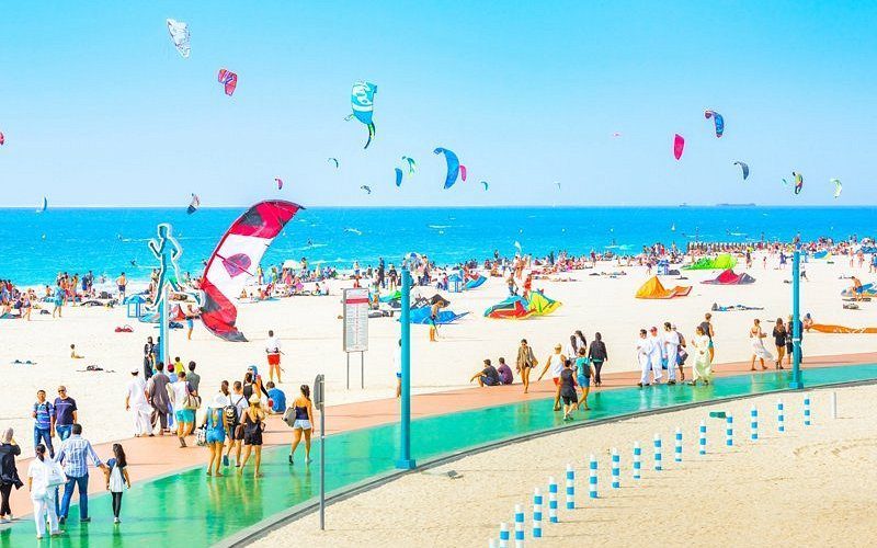 a tremendous view of kite beach dubai