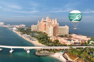 bird's eye view of Atlantis palm