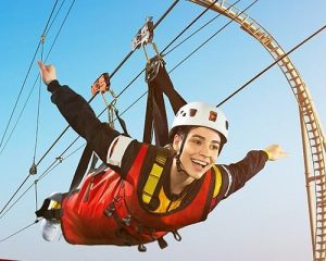 a daring activity Xline in dubai