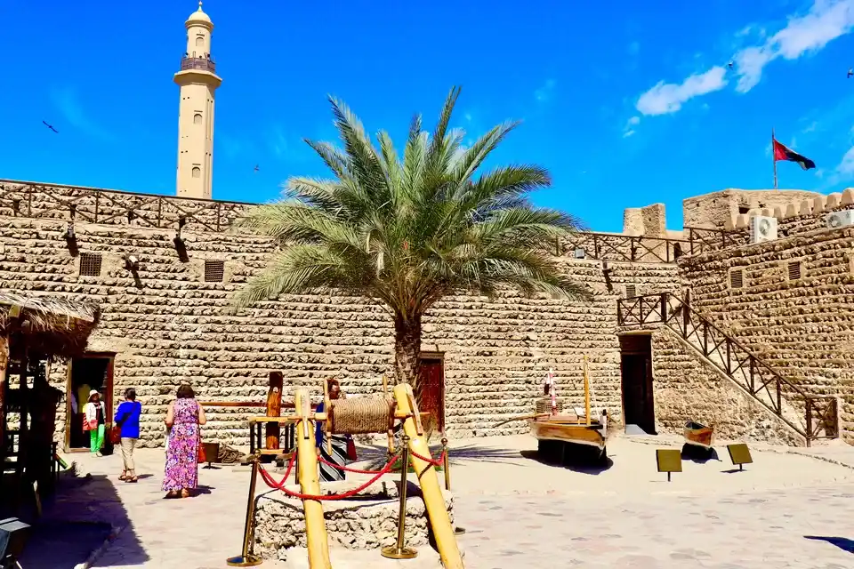 a beautiful view of dubai museum