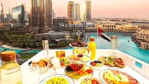 a vibrant view of delicious food at dubai resturamt