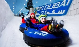 thrilling snow skating at ski dubai