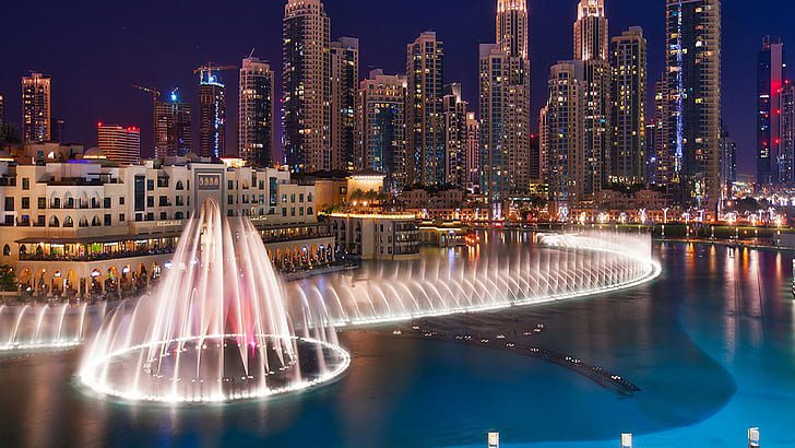 dubai fountain a spectacular water show