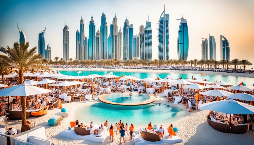 charming beach life in dubai